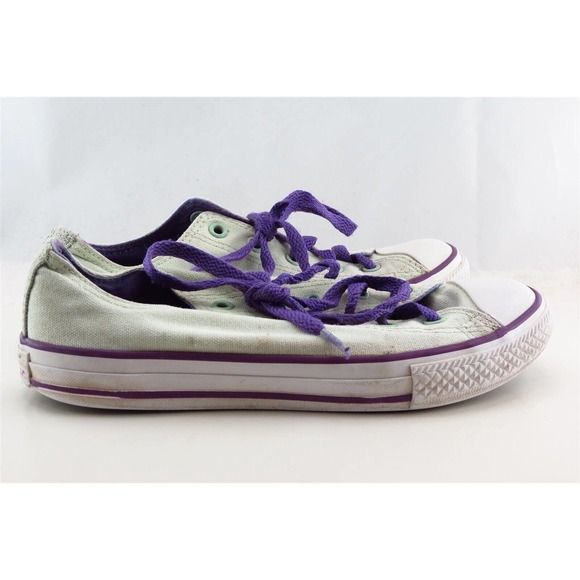 Converse All Star Green Fabric Casual Shoes Girls Shoes Size 2.5‎ - Picture 3 of 7